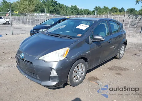 2012 Toyota Prius C Two z USA, uszkodzony, nr VIN JTDKDTB30C1507436